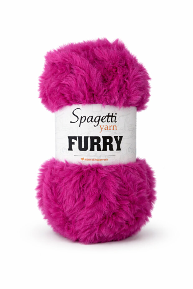 Furry Fuchsia Velvet Hand Knitting Yarn