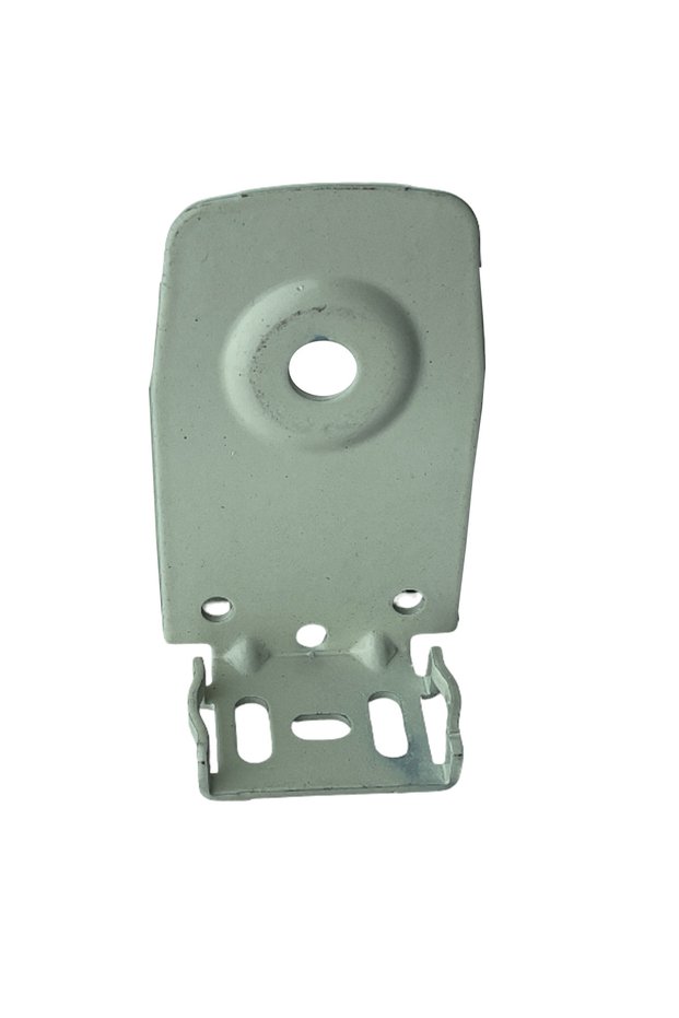 Narrow Case Round Hole Long Cream Painted Metal Leg
