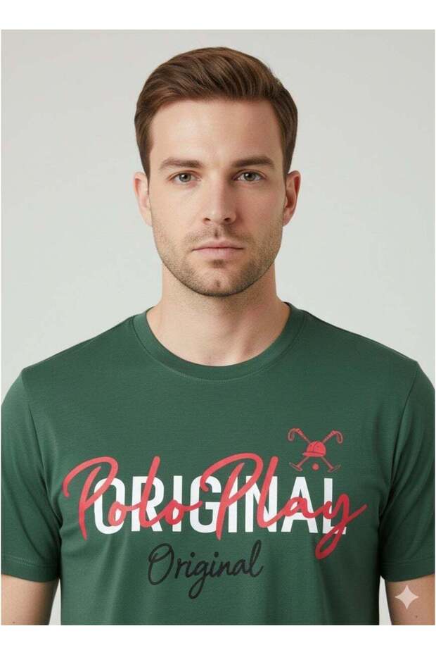 Mens Graphic T-shirt -GREEN