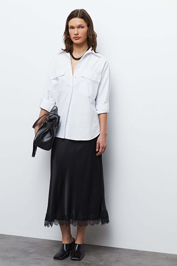 Cepli Oversize Gömlek - 2