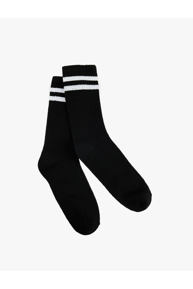 Striped Socket Tennis Socks