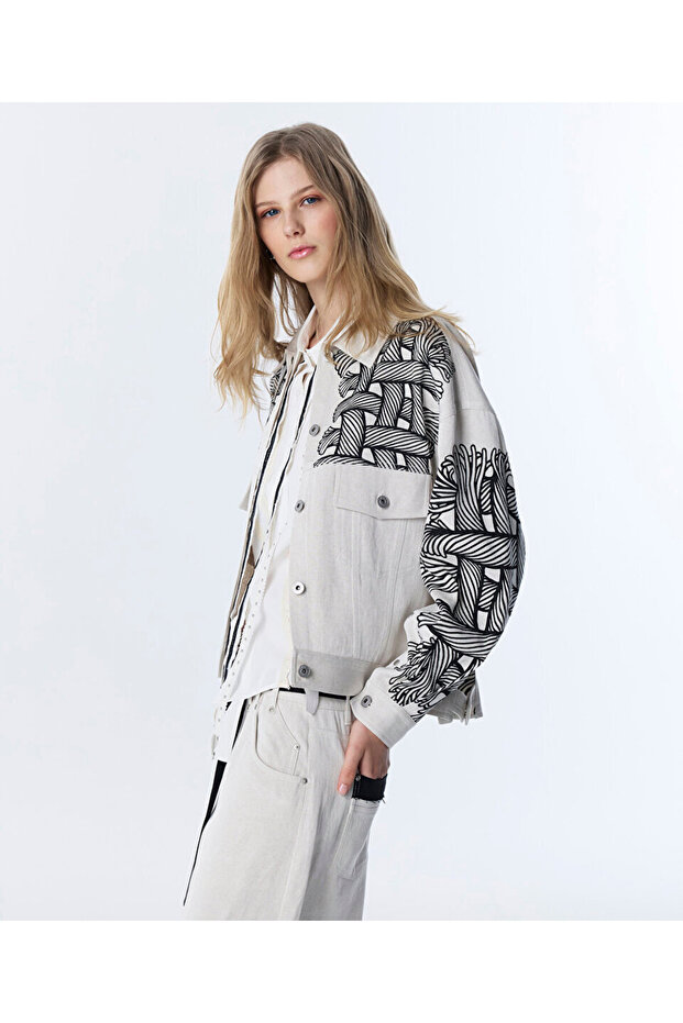 HALAT DESEN GÖMLEK CEKET - 5