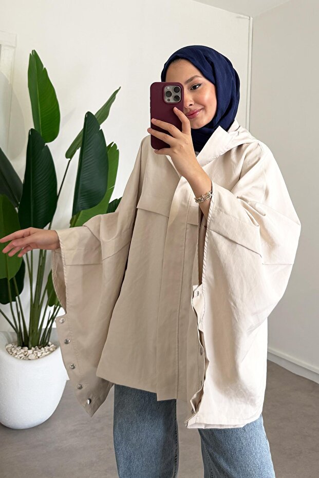 Çıtçıtlı Panço - Bej - 1