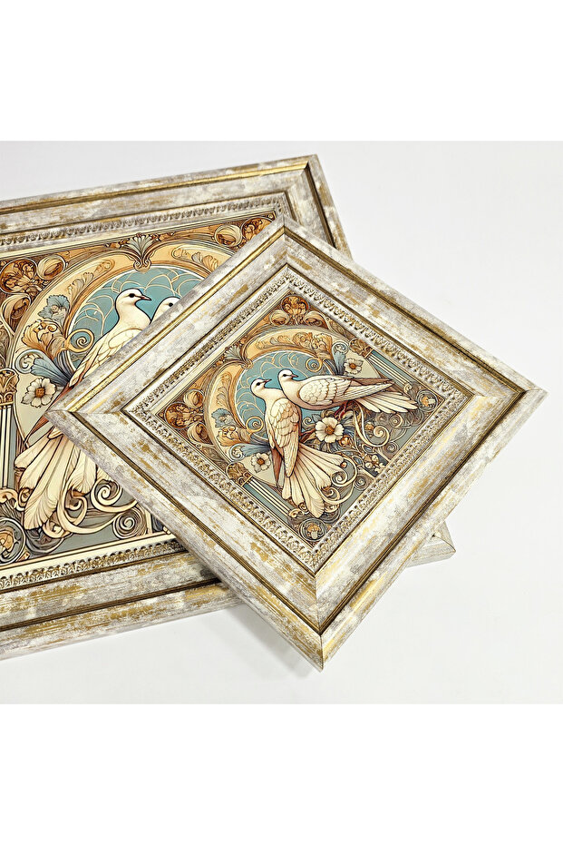 Decorative Framed Square Table Dc0094 - 2