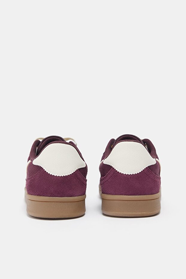 Retro detaylı spor ayakkabı - 5