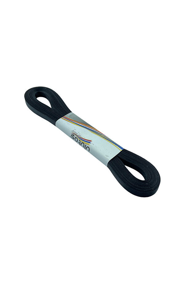 Folded Curtain Ribbon (5mm) Black
