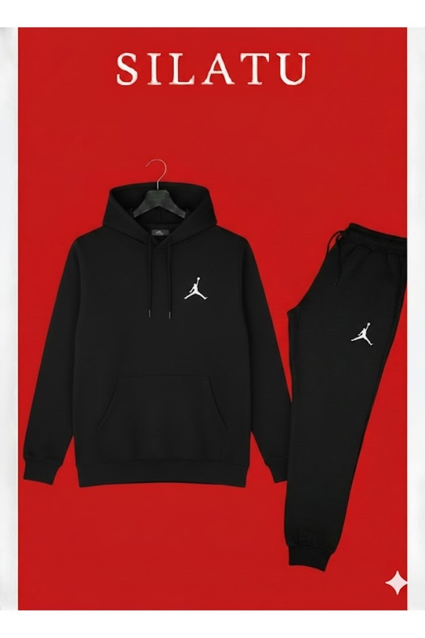 UNISEX ČERNÝ 2-ČLÉNNÝ SET - 1