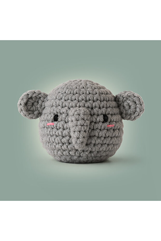 Mini Fill Bumbo Crochet Kit Amigurumi Knitting Toy Kit with Video for Beginners