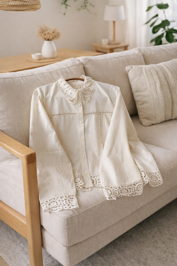 Mahya Bej Gömlek - 1