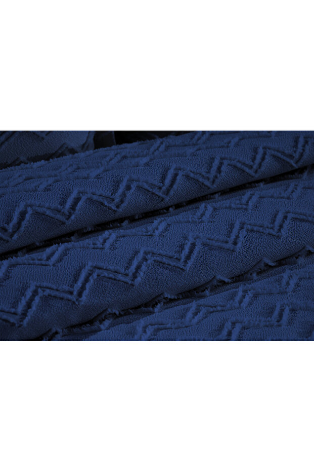 غطاء سرير فردي بنمط متعرج مكون من قطعتين - 2