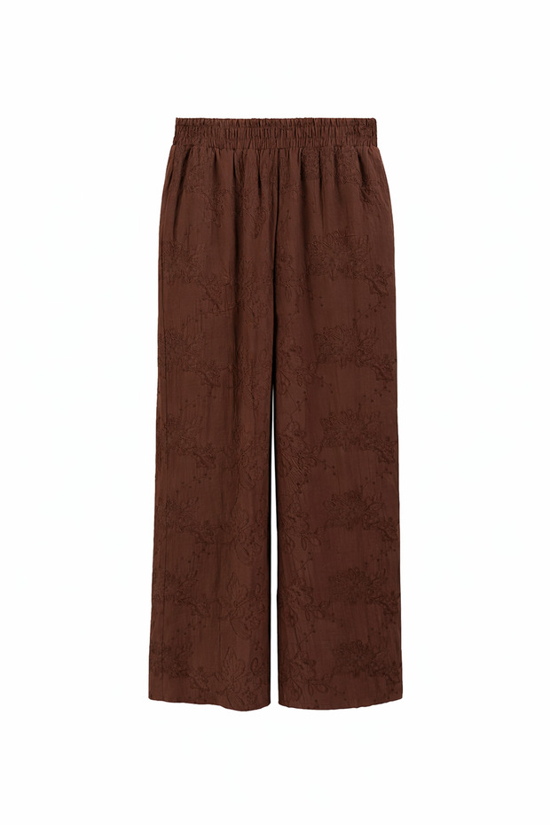 Set dublu maro brodat - 4