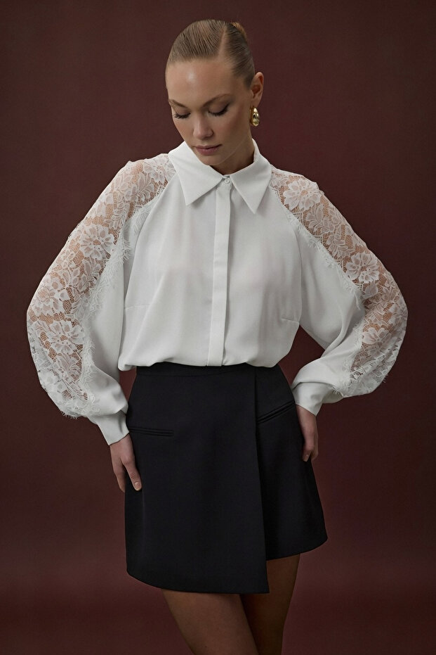 Talia Şort Etek - Siyah - 4