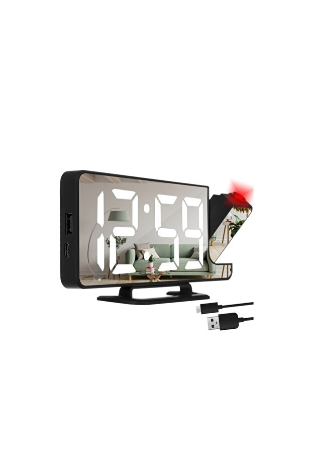 Alarm Clock with Ceiling Projection - 1