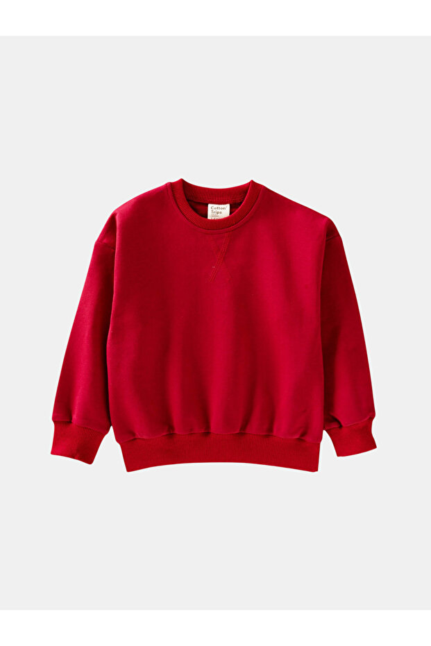 Children's Karyoka Sweatshirt (2-7 Years) - Red 7-8 Years