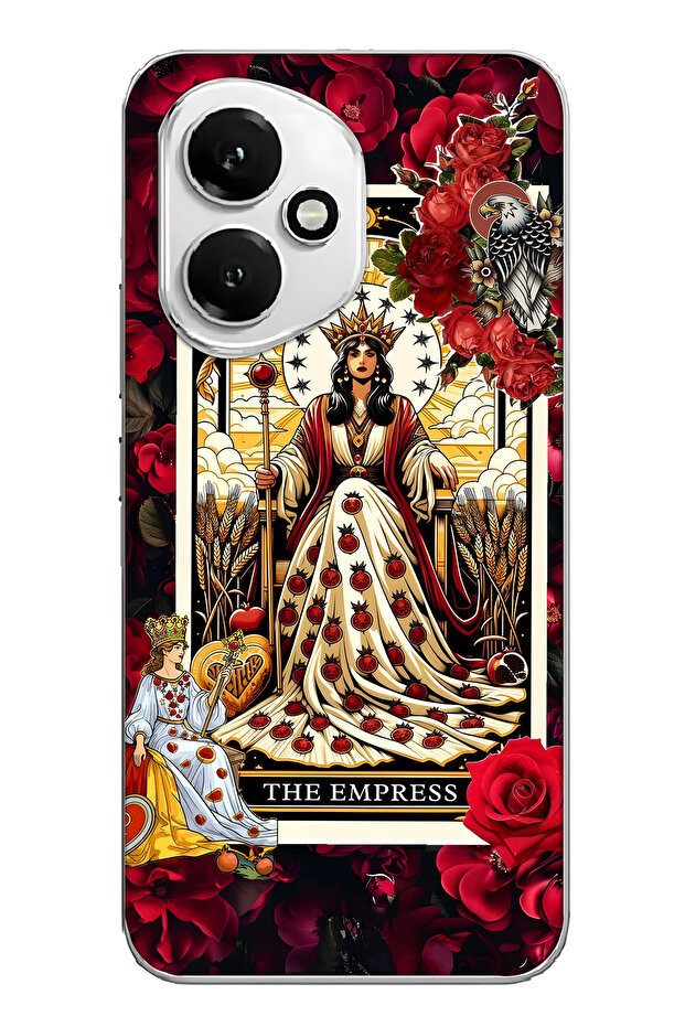 غطاء هاتف شفاف متوافق مع هونور 400 بنمط الإمبراطورة التاروت - 1