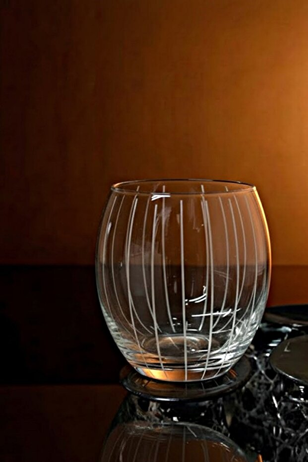 Empire Glass Soft Drink Glass Decorated 6-Pack 405 ml (Water/Whiskey/Cocktail Glass)