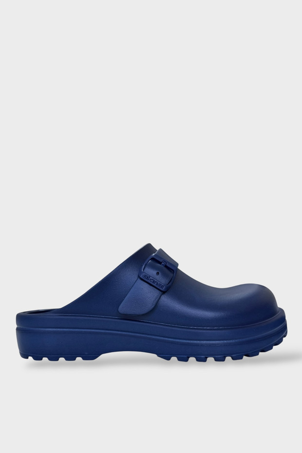 Men's Comfort Thick Sole Medical Nurse Doctor Sabo Slippers Dark Blue