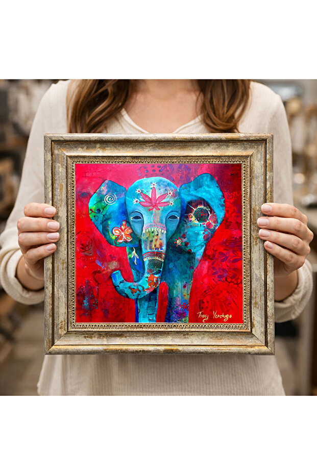 Decorative Framed Square Table Dc0100 - 1