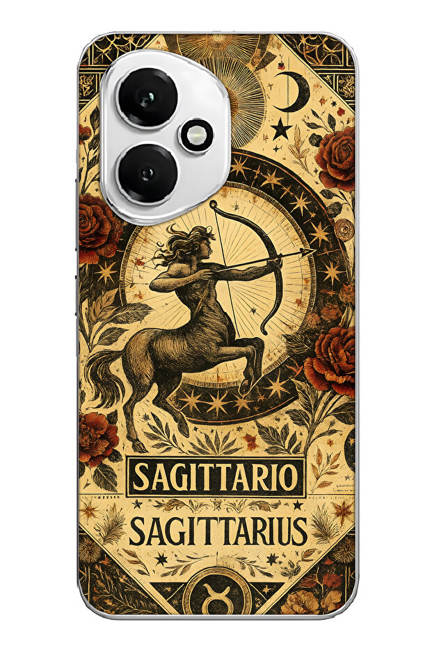 غطاء هاتف شفاف بنمط برج القوس متوافق مع هونور 400 - 1