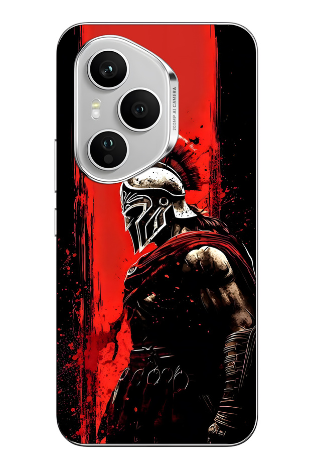 غطاء هاتف شفاف متوافق مع هونور 400 برو بنمط محارب سبارتا - 1