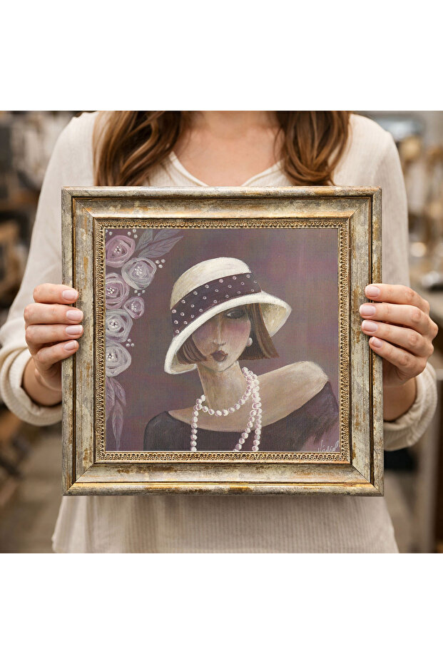 Decorative Framed Square Table Dk0270 - 1