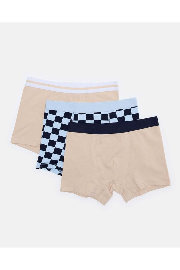 Senior Boys Assorted Cotton Boxer Briefs 3 Pack