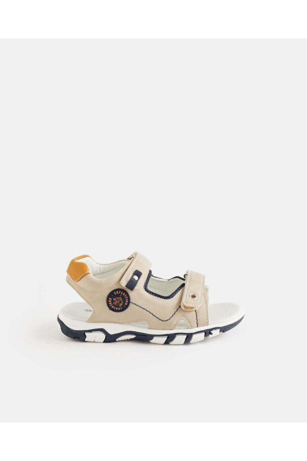 Boys Grey Patch Sandals - 1