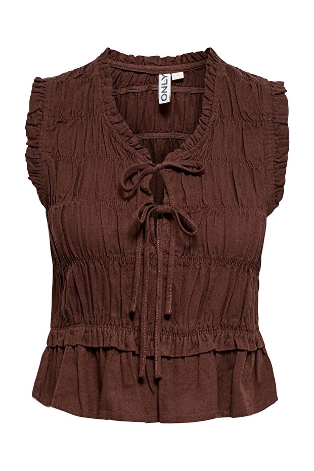 Bluse ONLGOA Leinen Bluse - 2