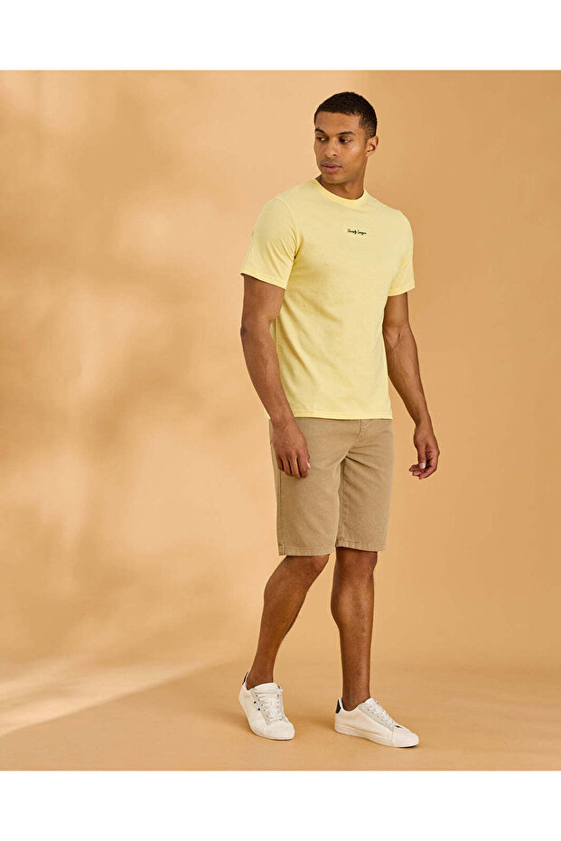 شورت رجالي بيج سادة سهل الارتداء - 5