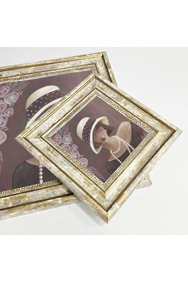 Decorative Framed Square Table Dk0270 - 2