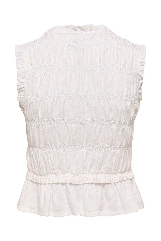 Bluse ONLGOA Leinen Bluse - 3