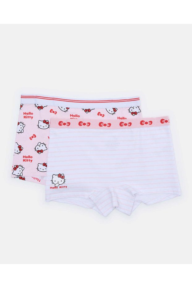 Senior Girls Hello Kitty Printed Cotton Briefs – 2 Pack