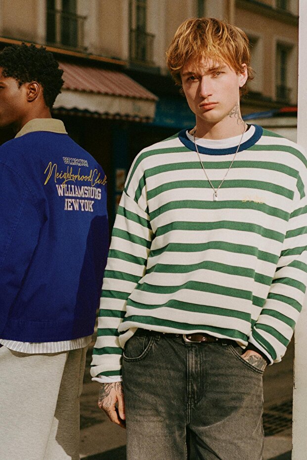 STWD çizgili kazak - 1