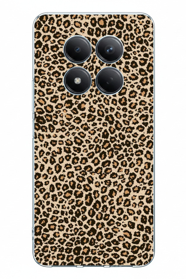 Redmi Note 15 Pro 5g Compatible Leopard Design Printed Silicone Case - 1