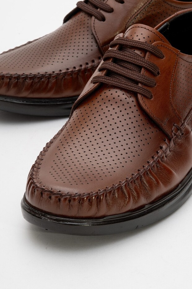 Genuine Leather, Summer, Breathable, Air-Conditioned Sole Men's Casual Shoes (Tutku Air-Conditioned Bag)