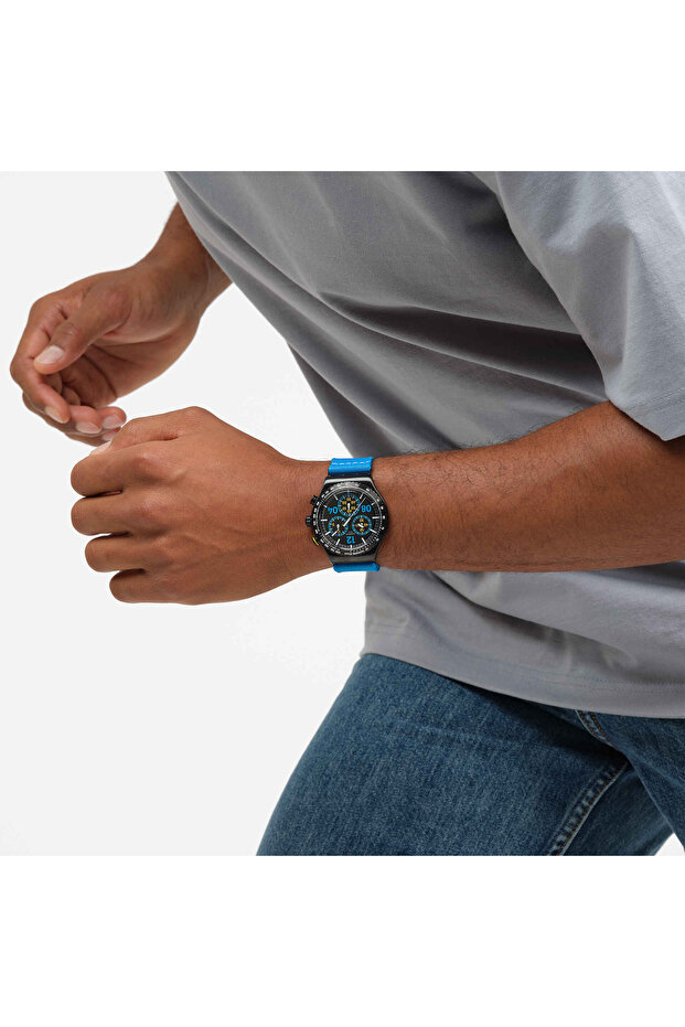 Moments in Blue Yvb100 Men's Wristwatch - 4