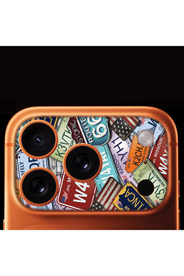 غطاء حماية كامل للكاميرا لهاتف iPhone 17 Pro Max مع نمط مطبوع - ROUTE - 1