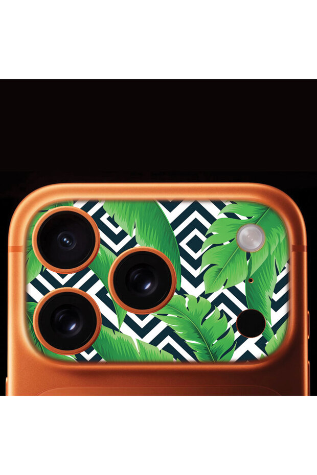 iPhone 17 Pro Full Coverage Camera Frame Protector with Patterned Print - Garden - 1