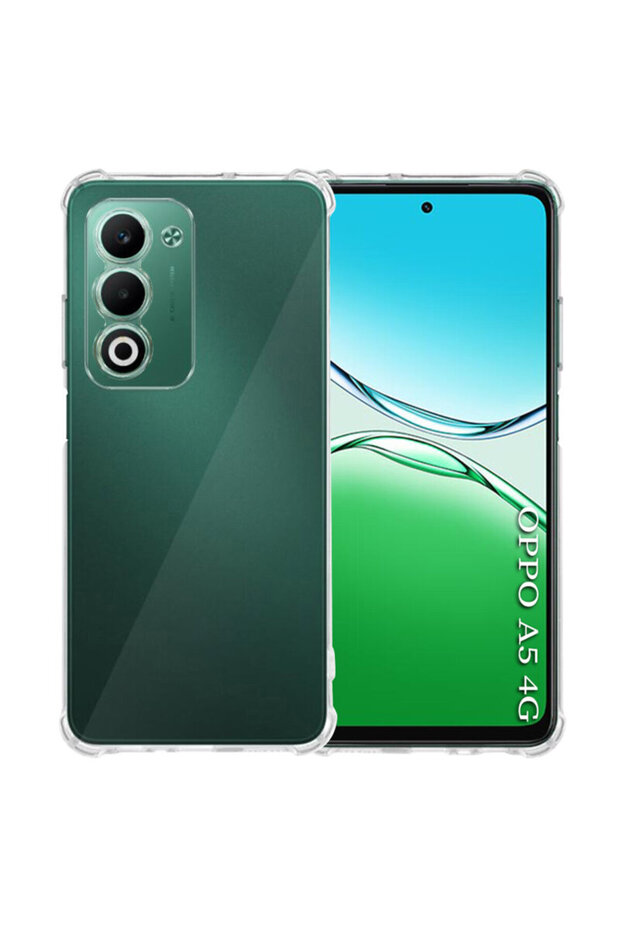 Oppo A5 4G Shockproof Clear Silicone Case