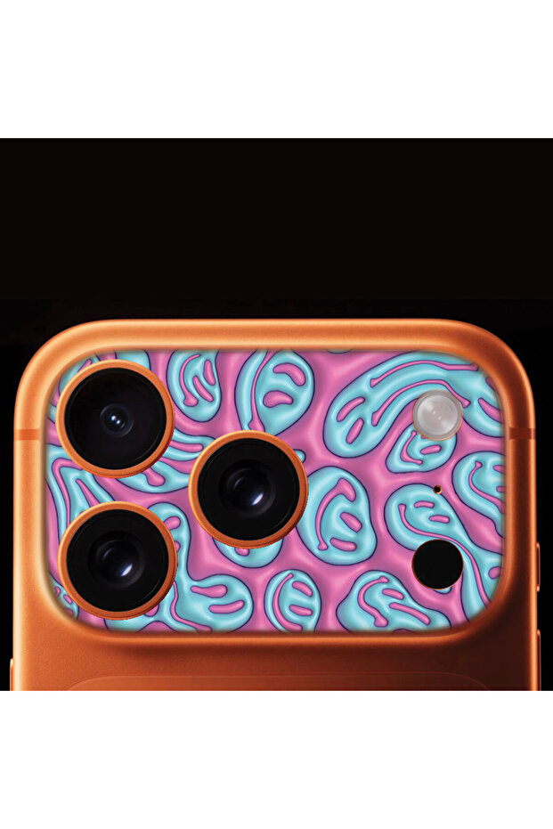 غطاء حماية كامل للكاميرا لهاتف iPhone 17 Pro مطبوع بنمط مزخرف - EMOGY-FUN - 1