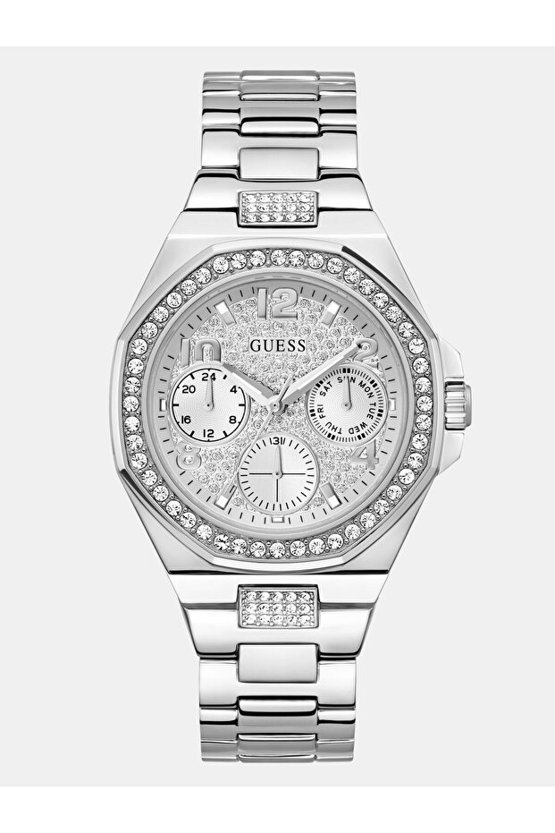 Ladies Silver Tone Multi-function Watch - 1