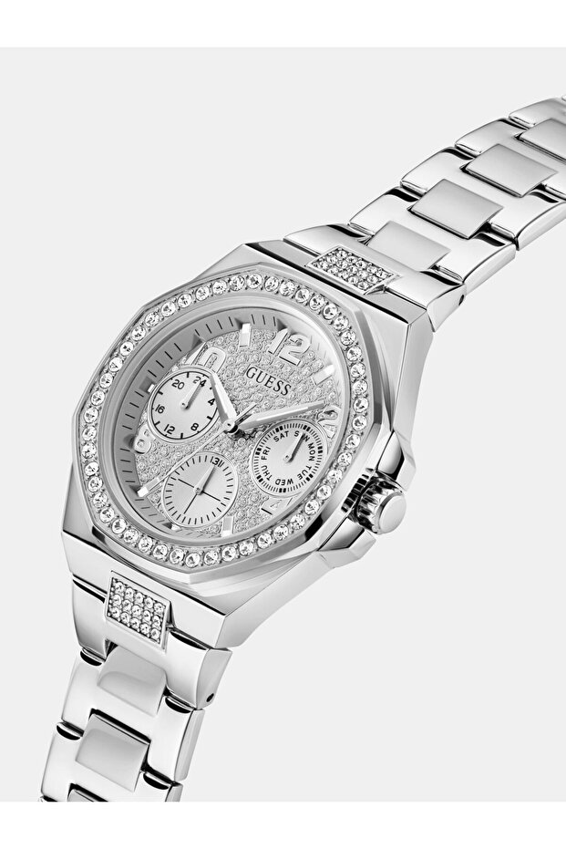 Ladies Silver Tone Multi-function Watch - 7
