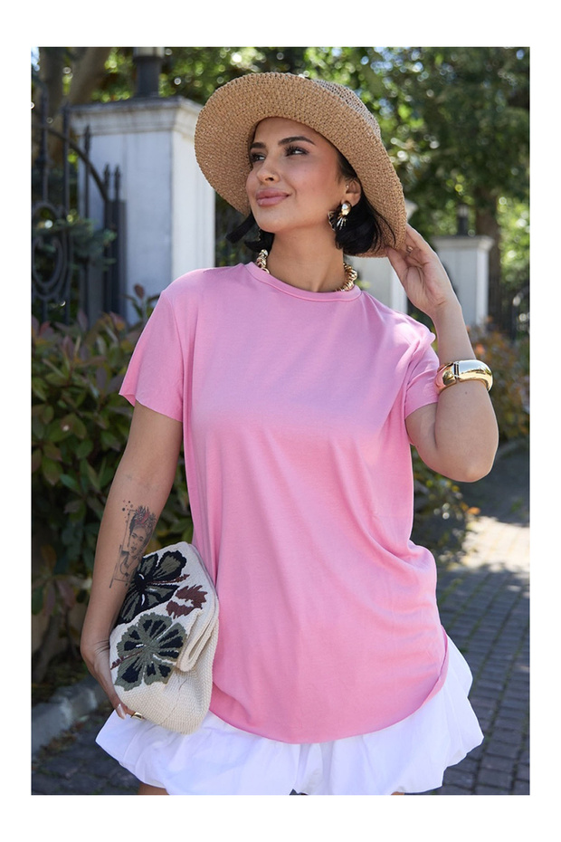 Crew Neck Oversize Fit 100% Cotton T-Shirt