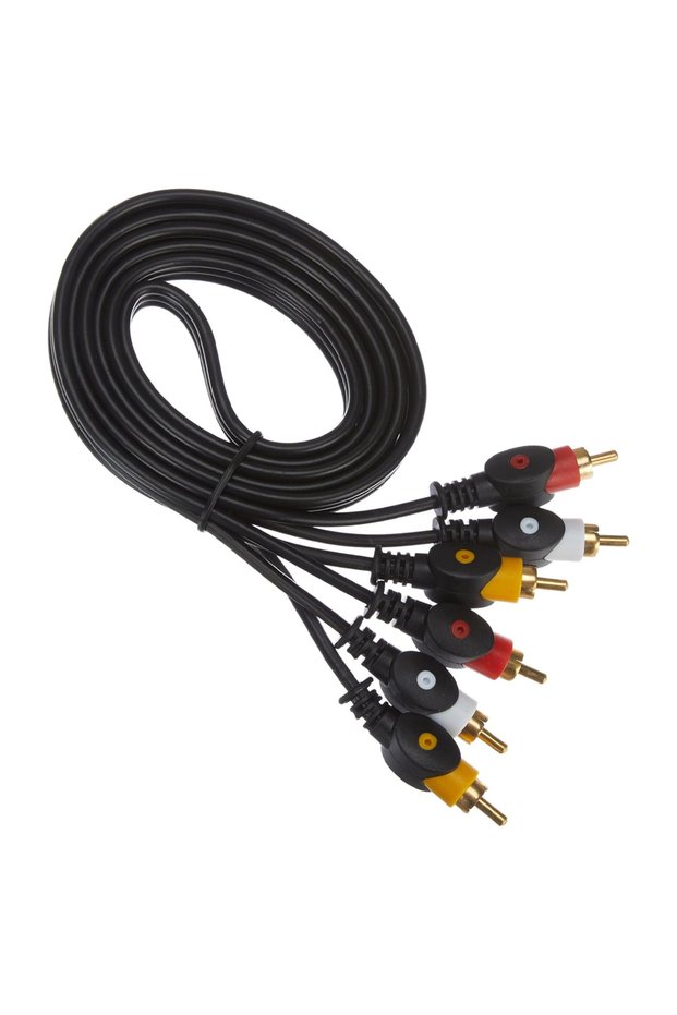 Mn128Xf 3Rca Tv Connection Cable Red White Yellow Male to Male-5 Meters Copper