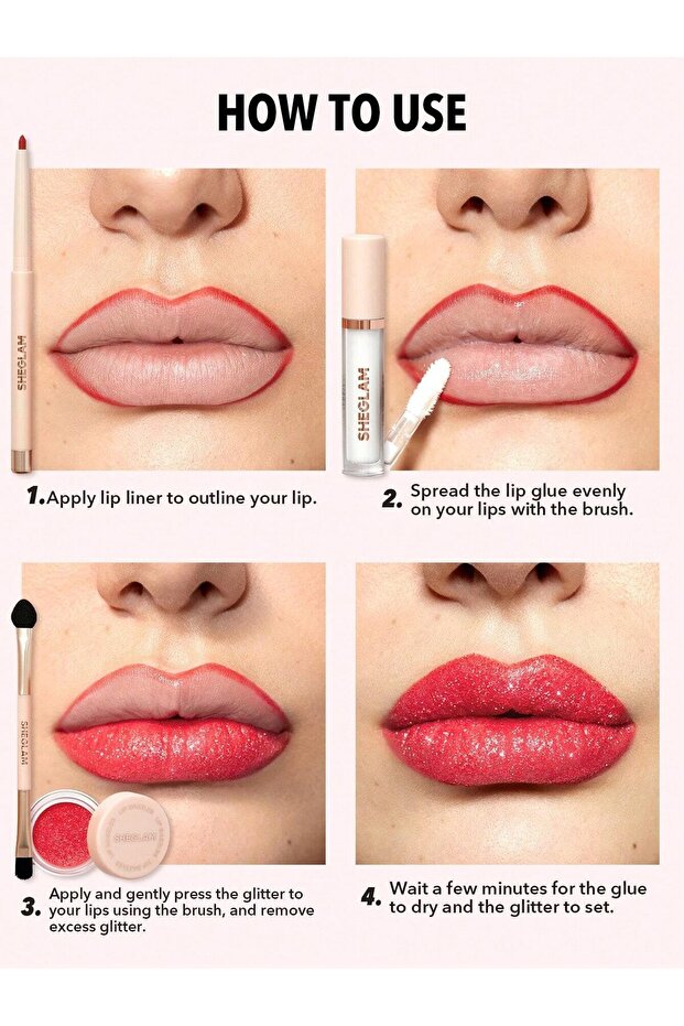 - Lip Dazzler Glitter Kit - 5