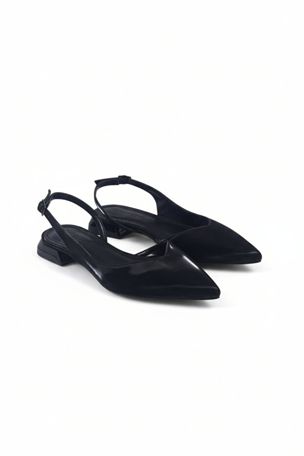 Women's Pointed Toe Slingback Shoes – Stylish Casual Flats with 2 cm Heel