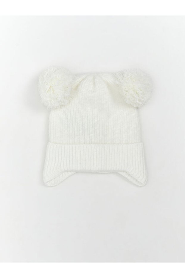 Unique Products from Freezen Store I Baby Girl Beanie with Pompom Detail