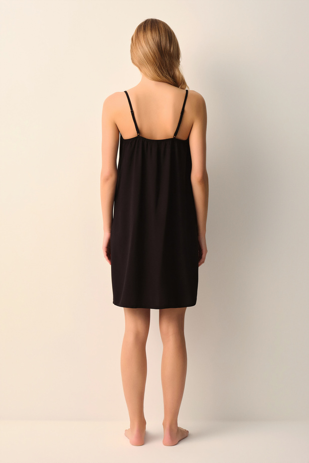 Monogram Kısa Gecelik - 4