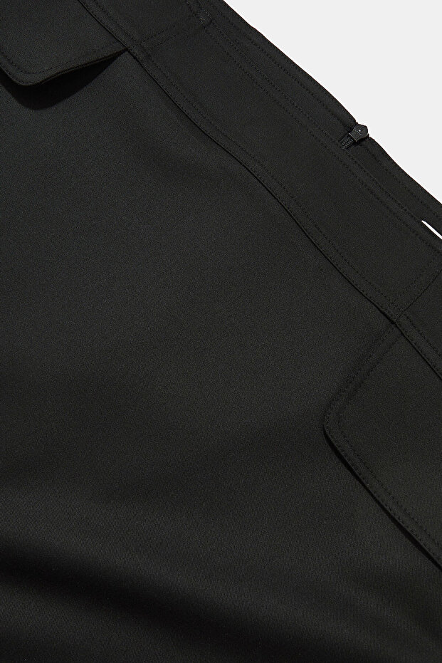 SİYAH MİNİ ETEK - 3