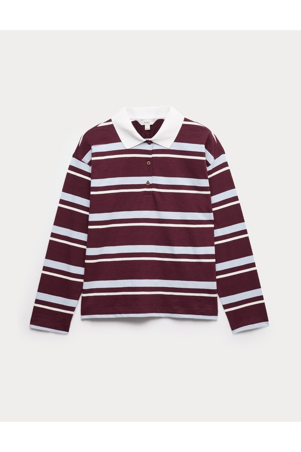 Çizgili Rugby Üst - 6